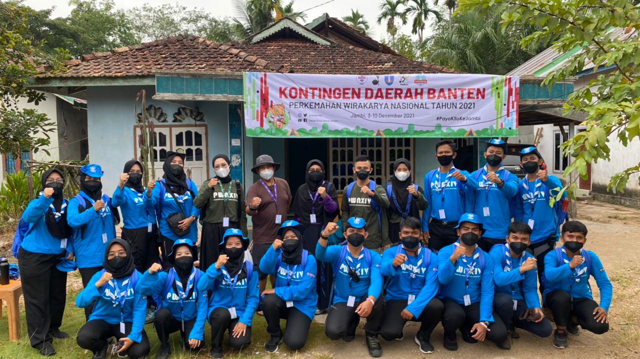 Kegiatan Kontingen Daerah Banten Pada Perkemahan Wirakarya Nasional Di Jambi  2021
