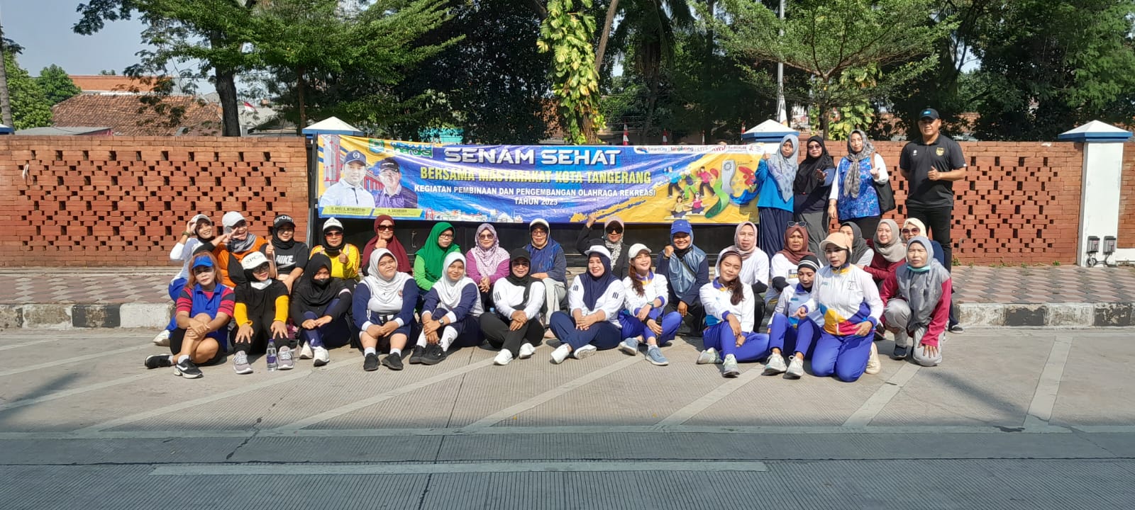 Senam Bersama MAsyarakat Kota Tangerang